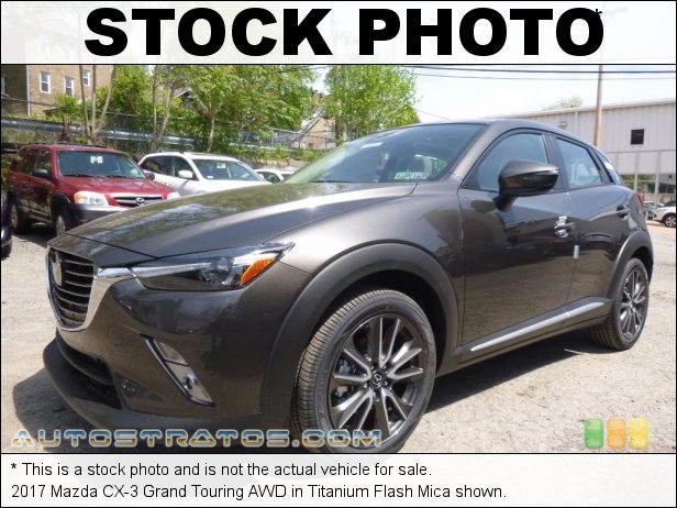 Stock photo for this 2017 Mazda CX-3 Grand Touring AWD 2.0 Liter DI DOHC 16-Valve VVT SKYACTIVE-G 4 Cylinder 6 Speed Automatic