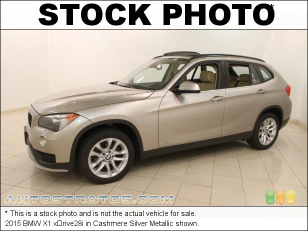 Stock photo for this 2015 BMW X1 xDrive28i 2.0 Liter DI TwinPower Turbocharged DOHC 16-Valve VVT 4 Cylinder 8 Speed Steptronic Automatic