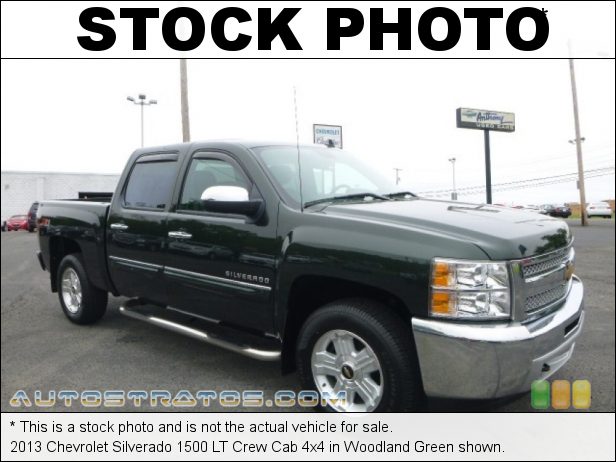 Stock photo for this 2013 Chevrolet Silverado 1500 LT Crew Cab 4x4 5.3 Liter OHV 16-Valve VVT Flex-Fuel Vortec V8 6 Speed Automatic