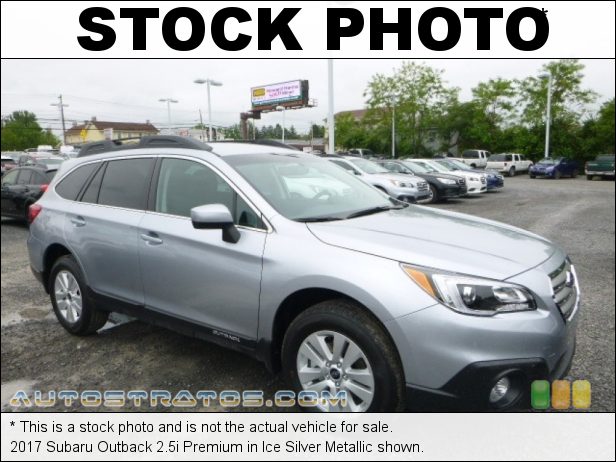 Stock photo for this 2017 Subaru Outback 2.5i Premium 2.5 Liter DOHC 16-Valve VVT Flat 4 Cylinder Lineartronic CVT Automatic
