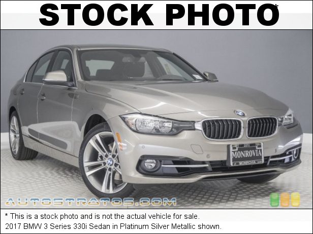 Stock photo for this 2017 BMW 3 Series 330i Sedan 2.0 Liter DI TwinPower Turbocharged DOHC 16-Valve VVT 4 Cylinder 8 Speed Automatic
