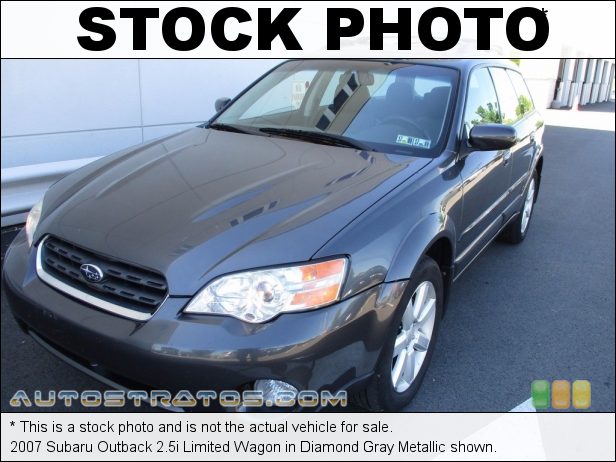 Stock photo for this 2007 Subaru Outback 2.5i Limited Wagon 2.5 Liter SOHC 16-Valve VVT Flat 4 Cylinder 4 Speed Sportshift Automatic