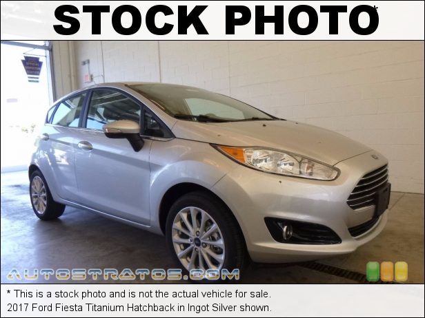 Stock photo for this 2017 Ford Fiesta Titanium Hatchback 1.6 Liter DOHC 16-Valve Ti-VCT 4 Cylinder 6 Speed Automatic