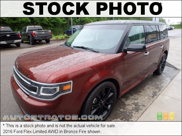 Stock photo for this 2016 Ford Flex Limited AWD 3.5 Liter DI Turbocharged DOHC 24-Valve EcoBoost V6 6 Speed SelectShift Automatic