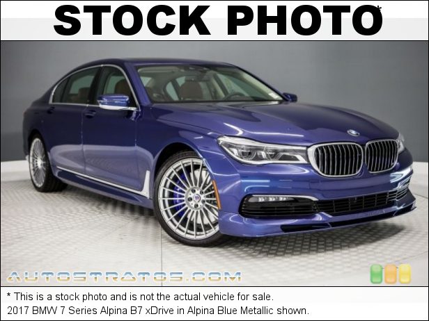 Stock photo for this 2017 BMW 7 Series xDrive 3.0 Liter DI TwinPower Turbocharged DOHC 24-Valve VVT Inline 6 C 8 Speed Automatic