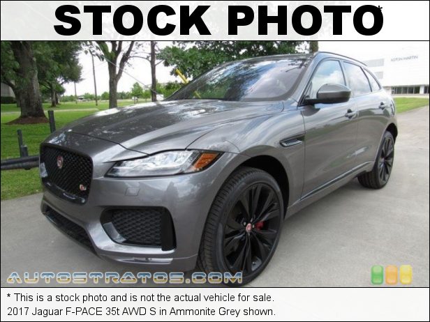 Stock photo for this 2017 Jaguar F-PACE 35t AWD S 3.0 Liter Supercharged DOHC 24-Valve V6 8 Speed Automatic