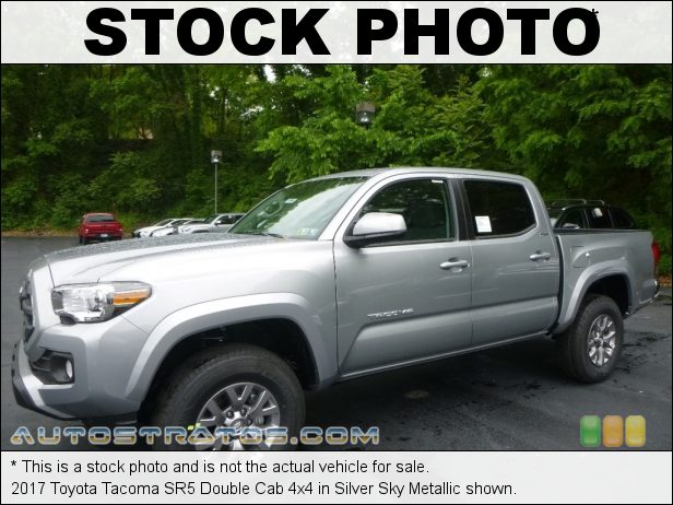 Stock photo for this 2017 Toyota Tacoma Cab 4x4 3.5 Liter DOHC 24-Valve VVT-iW V6 6 Speed ECT-i Automatic