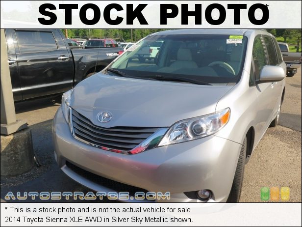 Stock photo for this 2014 Toyota Sienna AWD 3.5 Liter DOHC 24-Valve Dual VVT-i V6 6 Speed ECT-i Automatic