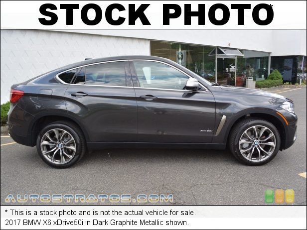 Stock photo for this 2017 BMW X6 xDrive50i 4.4 Liter TwinPower Turbocharged DOHC 32-Valve VVT V8 8 Speed Sport Automatic