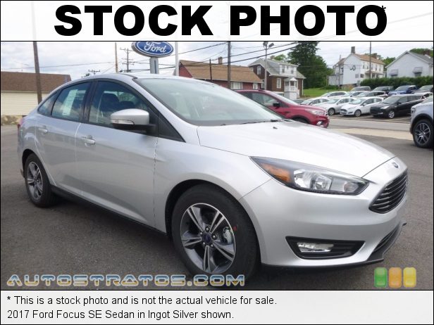 Stock photo for this 2017 Ford Focus SE Sedan 1.0 Liter DI EcoBoost Turbocharged DOHC 12-Valve Ti-VCT 3 Cylind 6 Speed SelectShift Automatic