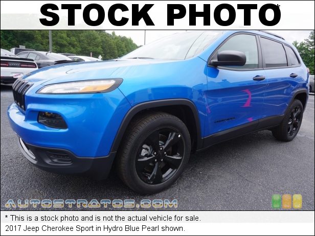 Stock photo for this 2017 Jeep Cherokee Sport 2.4 Liter DOHC 16-Valve VVT 4 Cylinder 9 Speed Automatic
