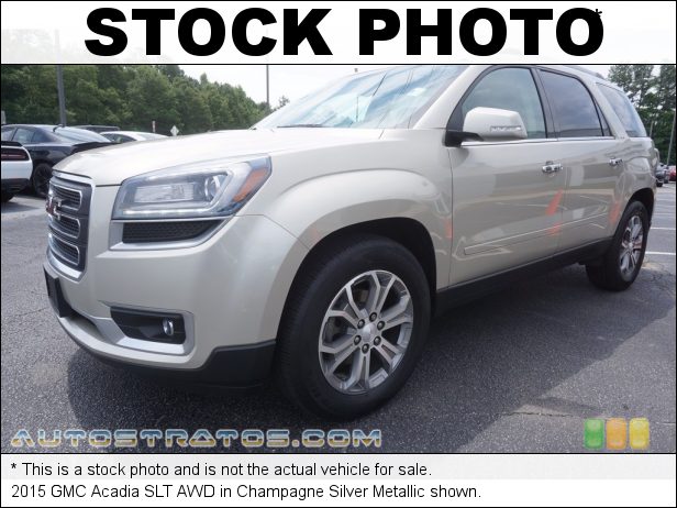Stock photo for this 2015 GMC Acadia SLT AWD 3.6 Liter DI DOHC 24-Valve V6 6 Speed Automatic