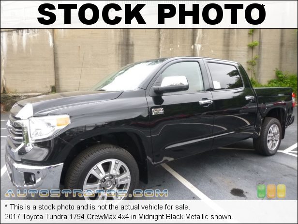 Stock photo for this 2017 Toyota Tundra CrewMax 4x4 5.7 Liter i-Force DOHC 32-Valve VVT-i V8 6 Speed ECT-i Automatic