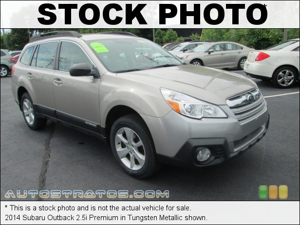 Stock photo for this 2014 Subaru Outback 2.5i Premium 2.5 Liter DOHC 16-Valve VVT Flat 4 Cylinder Lineartronic CVT Automatic Stock photo for this 2014 Subaru Outback 2.5i Premium 2.5 Liter DOHC 16-Valve VVT Flat 4 Cylinder Lineartronic CVT Automatic