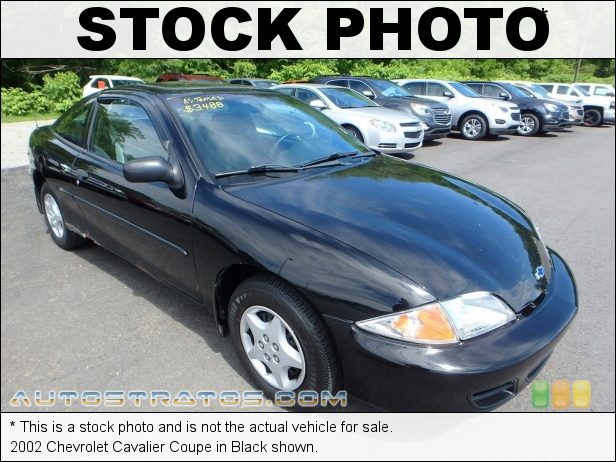 Stock photo for this 2002 Chevrolet Cavalier Coupe 2.2 Liter OHV 8-Valve 4 Cylinder 4 Speed Automatic