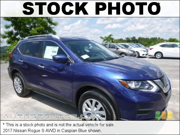 Stock photo for this 2017 Nissan Rogue S AWD 2.5 Liter DOHC 16-Valve VVT 4 Cylinder Xtronic CVT Automatic