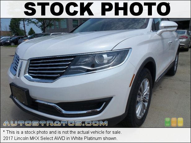 Stock photo for this 2017 Lincoln MKX Select AWD 3.7 Liter DOHC 24-Valve Ti-VCT V6 6 Speed SelectShift Automatic