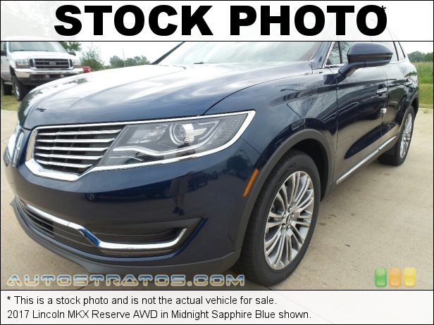 Stock photo for this 2017 Lincoln MKX Reserve AWD 3.7 Liter DOHC 24-Valve Ti-VCT V6 6 Speed SelectShift Automatic