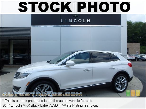 Stock photo for this 2017 Lincoln MKX Black Label AWD 2.7 Liter Turbocharged DOHC 24-Valve GTDI V6 6 Speed SelectShift Automatic