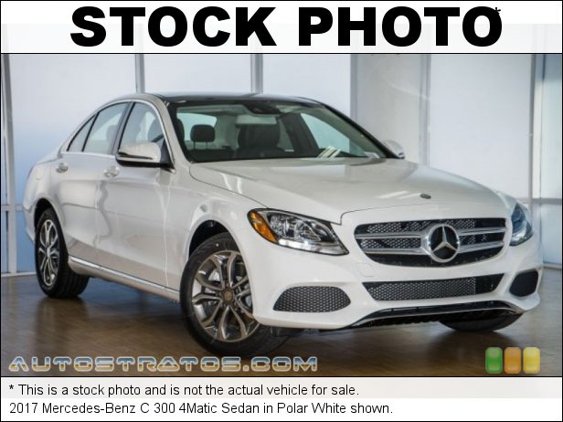 Stock photo for this 2017 Mercedes-Benz C 300 4Matic 2.0 Liter DI Turbocharged DOHC 16-Valve VVT 4 Cylinder 7 Speed Automatic