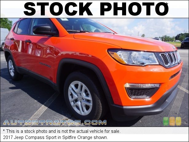 Stock photo for this 2017 Jeep Compass Sport 4x4 2.4 Liter DOHC 16-Valve VVT 4 Cylinder 9 Speed Automatic