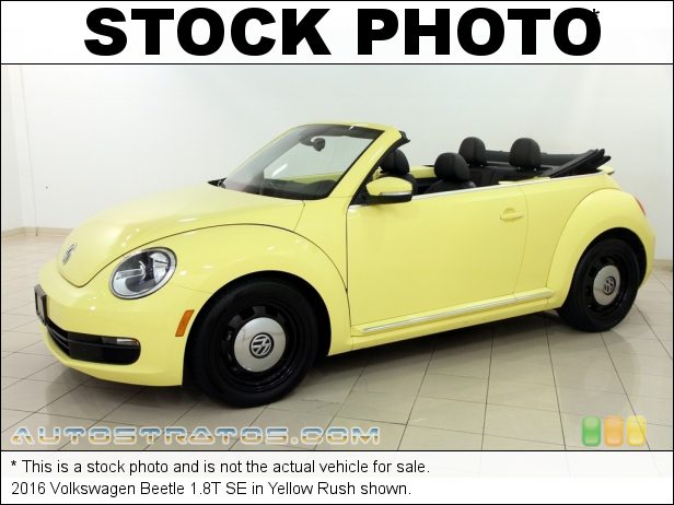 Stock photo for this 2016 Volkswagen Beetle 1.8T 1.8 Liter Turbocharged TSI DOHC 16-Valve 4 Cylinder 6 Speed Automatic