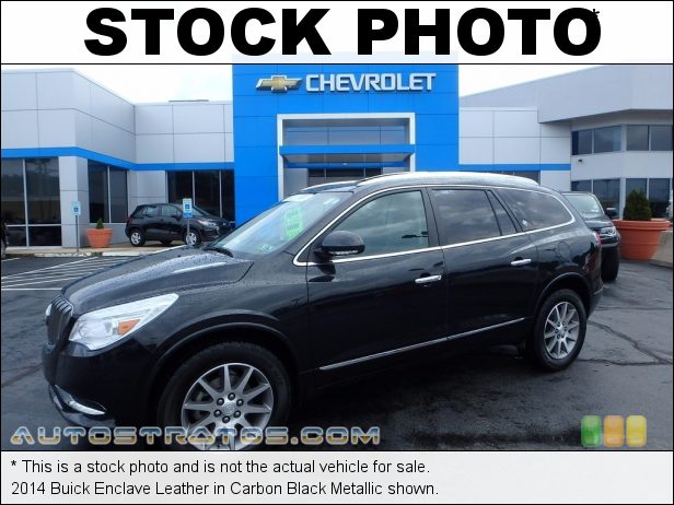 Stock photo for this 2014 Buick Enclave Leather 3.6 Liter SIDI DOHC 24-Valve VVT V6 6 Speed Automatic