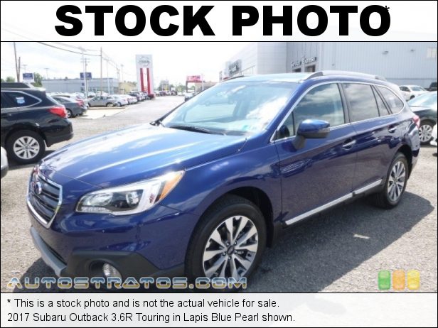 Stock photo for this 2017 Subaru Outback 3.6R Touring 3.6 Liter DOHC 24-Valve VVT Flat 6 Cylinder Lineartronic CVT Automatic