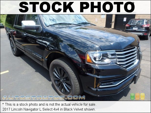 Stock photo for this 2017 Lincoln Navigator L Select 4x4 3.5 Liter GTDI Twin-Turbocharged DOHC 16-Valve V6 6 Speed Automatic