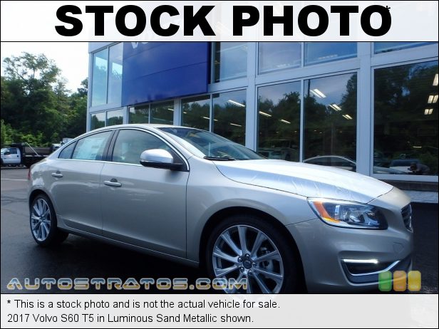 Stock photo for this 2017 Volvo S60 T5 2.0 Liter Turbocharged DOHC 16-Valve 4 Cylinder 8 Speed Automatic
