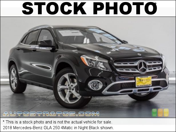Stock photo for this 2016 Mercedes-Benz GLA 250 4Matic 2.0 Liter DI Turbocharged DOHC 16-Valve VVT 4 Cylinder 7 Speed DCT Dual-Clutch Automatic
