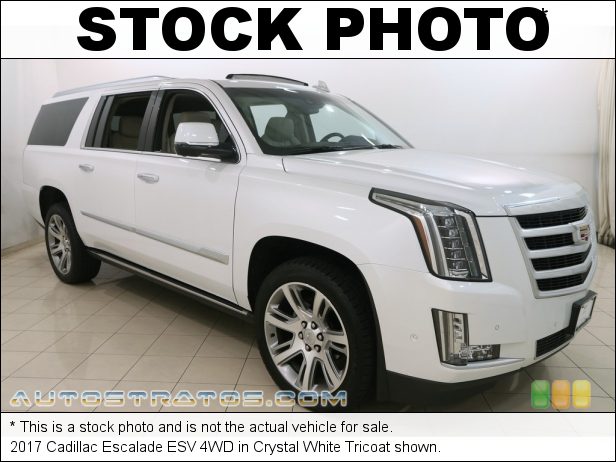 Stock photo for this 2017 Cadillac Escalade 4WD 6.2 Liter SIDI OHV 16-Valve VVT V8 8 Speed Automatic