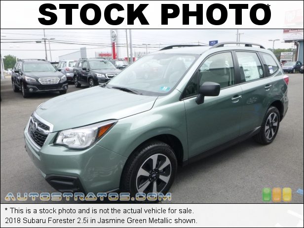 Stock photo for this 2018 Subaru Forester 2.5i 2.5 Liter DOHC 16-Valve VVT Flat 4 Cylinder Lineartronic CVT Automatic