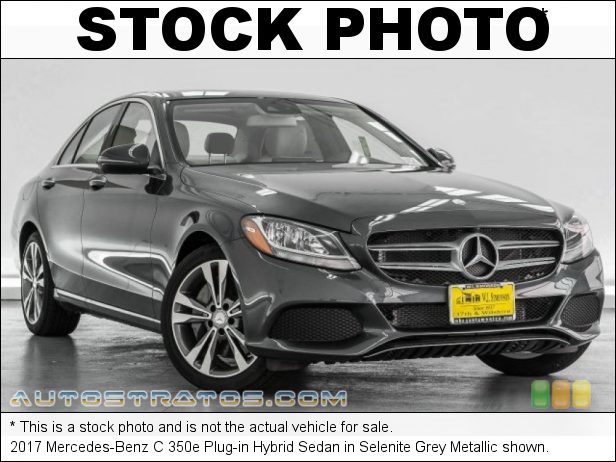 Stock photo for this 2017 Mercedes-Benz C 350e Plug-in Hybrid Sedan 2.0 Liter e DI Turbocharged DOHC 16-Valve VVT 4 Cylinder Gasolin 7 Speed Automatic