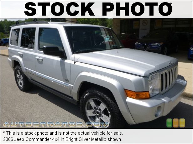 Stock photo for this 2006 Jeep Commander 4x4 4.7 Liter SOHC 16-Valve V8 5 Speed Automatic