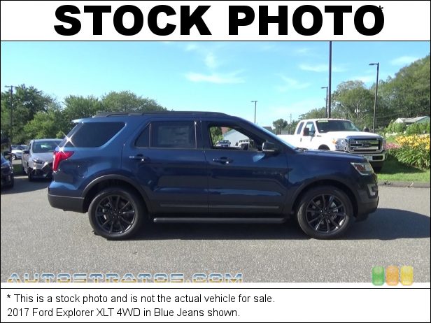 Stock photo for this 2017 Ford Explorer XLT 4WD 2.3 Liter DI Turbocharged DOHC 16-Valve Ti-VCT EcoBoost 4 Cylind 6 Speed SelectShift Automatic