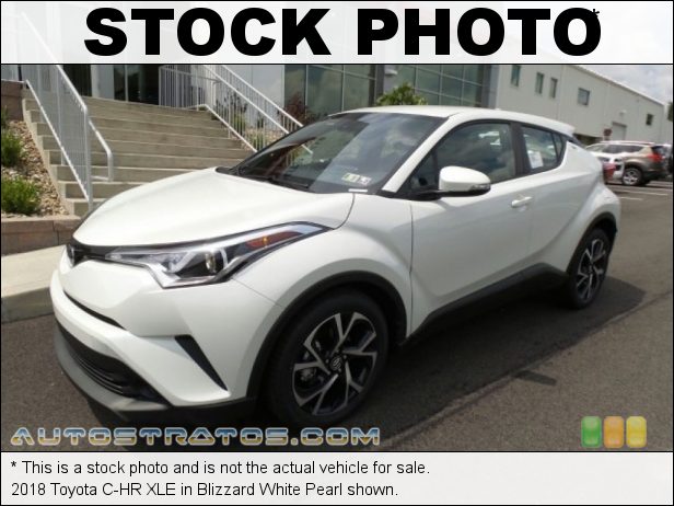 Stock photo for this 2018 Toyota C-HR XLE 2.0 Liter DOHC 16-Valve VVT 4 Cylinder CVTi-S Automatic