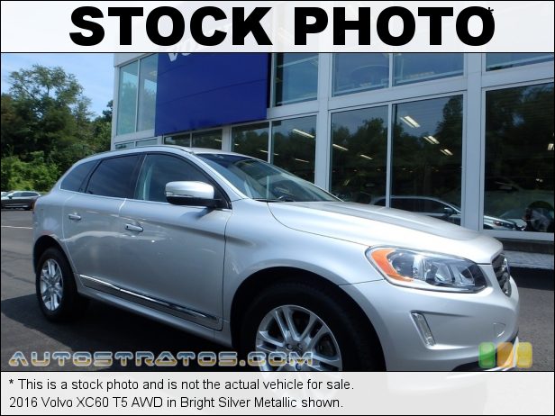 Stock photo for this 2016 Volvo XC60 T5 AWD 2.5 Liter Turbochargred DOHC 20-Valve VVT 5 Cylinder 6 Speed Automatic