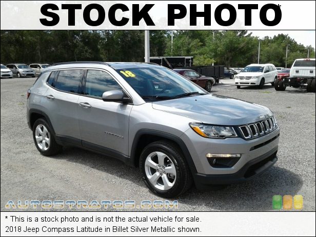Stock photo for this 2018 Jeep Compass Latitude 2.4 Liter DOHC 16-Valve VVT 4 Cylinder 6 Speed Automatic