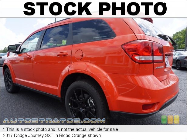 Stock photo for this 2017 Dodge Journey SXT 2.4 Liter DOHC 16-Valve Dual VVT 4 Cylinder 4 Speed Automatic