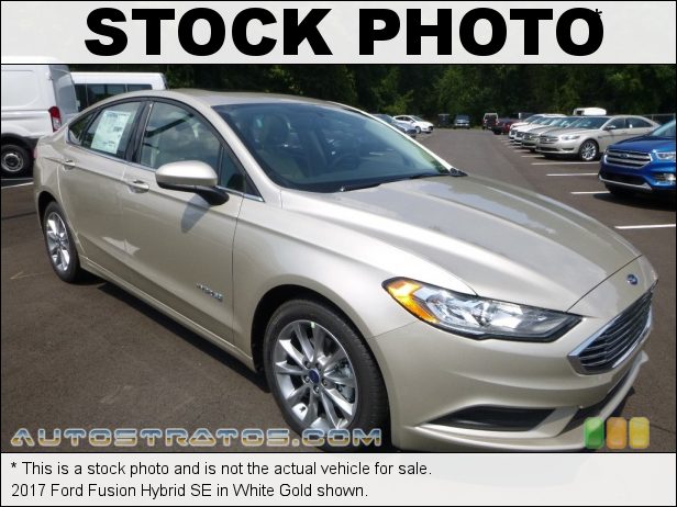 Stock photo for this 2017 Ford Fusion SE 2.0 Liter Atkinson-Cycle DOHC 16-Valve i-VCT 4 Cylinder Gasoline 6 Speed Automatic