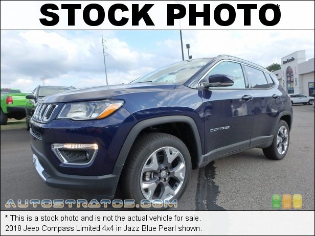Stock photo for this 2018 Jeep Compass Limited 4x4 2.4 Liter DOHC 16-Valve VVT 4 Cylinder 9 Speed Automatic