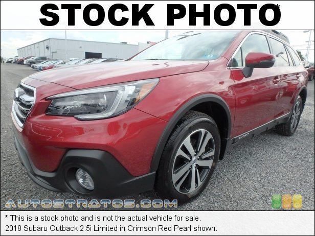 Stock photo for this 2018 Subaru Outback 2.5i Limited 2.5 Liter DOHC 16-Valve VVT Flat 4 Cylinder Lineartronic CVT Automatic