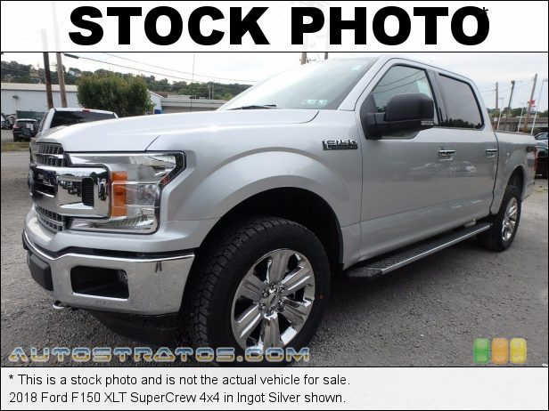 Stock photo for this 2018 Ford F150 4x4 2.7 Liter DI Twin-Turbocharged DOHC 24-Valve EcoBoost V6 10 Speed Automatic