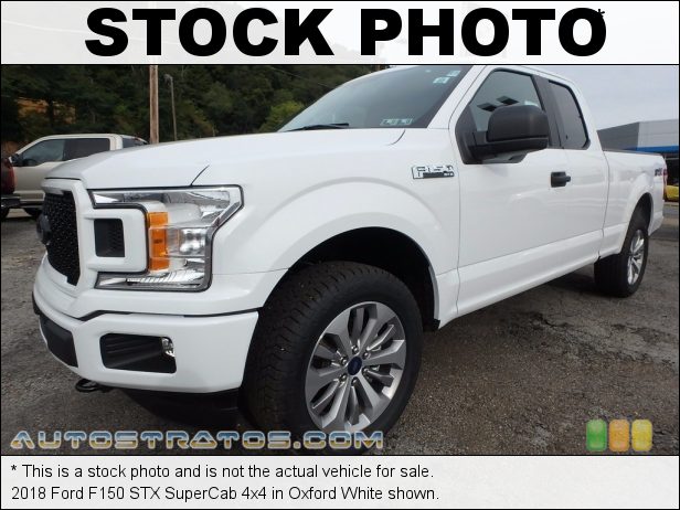 Stock photo for this 2018 Ford F150 SuperCab 4x4 2.7 Liter DI Twin-Turbocharged DOHC 24-Valve EcoBoost V6 10 Speed Automatic