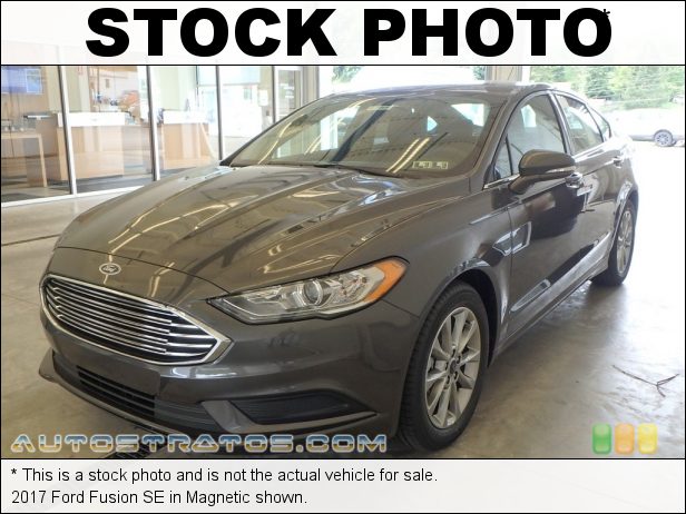 Stock photo for this 2017 Ford Fusion SE 2.5 Liter DOHC 16-Valve i-VCT 4 Cylinder 6 Speed Automatic