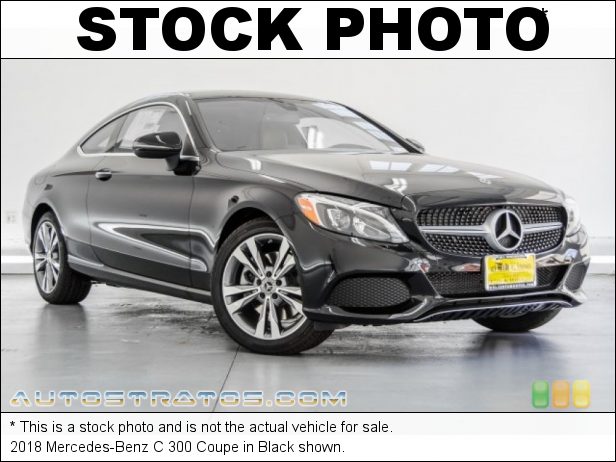 Stock photo for this 2018 Mercedes-Benz C 300 Coupe 2.0 Liter Turbocharged DOHC 16-Valve VVT 4 Cylinder 9 Speed Automatic