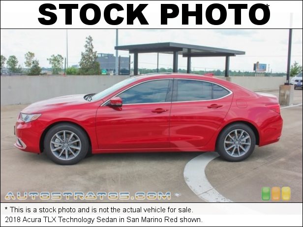 Stock photo for this 2018 Acura TLX Technology Sedan 2.4 Liter DOHC 16-Valve i-VTEC 4 Cylinder 8 Speed Dual-Clutch Automatic