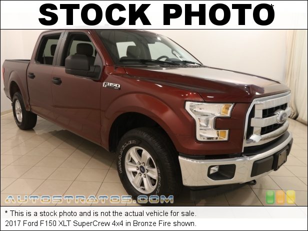 Stock photo for this 2017 Ford F150 XLT SuperCrew 4x4 3.5 Liter DI Twin-Turbocharged DOHC 24-Valve EcoBoost V6 6 Speed Automatic