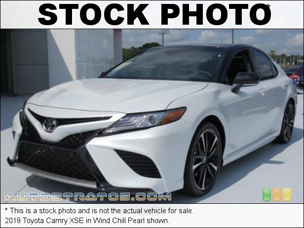 Stock photo for this 2018 Toyota Camry XSE 2.5 Liter DOHC 16-Valve Dual VVT-i 4 Cylinder 8 Speed Automatic